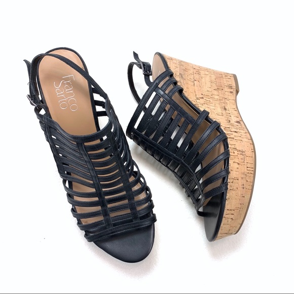 Franco Sarto Shoes - Franco Sarto Sombre Cork Wedge Sandals